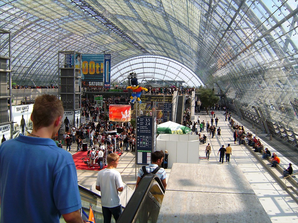 Fair, Expo, Exhibition, Hall, Venue, Leipzig, Germany